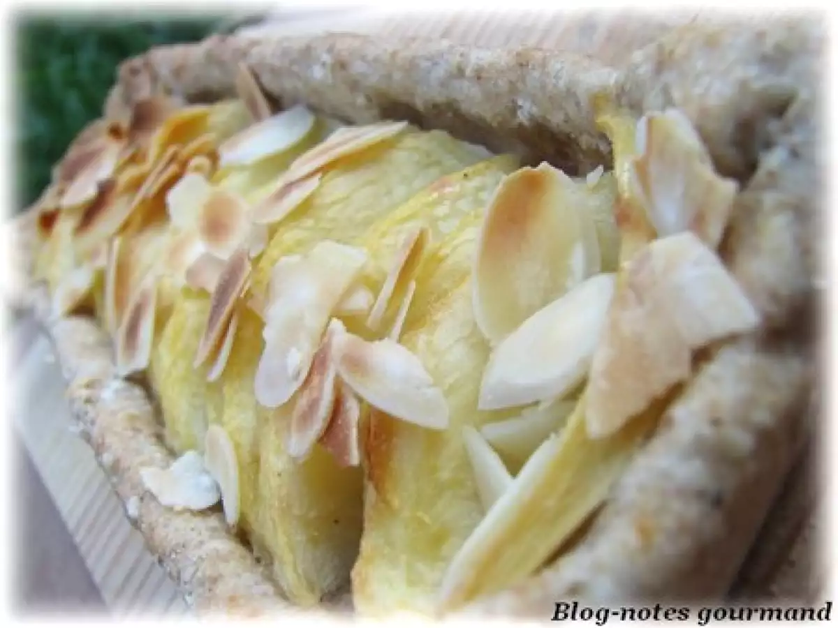Tarte aux pêches et à la purée d'amande - photo 2