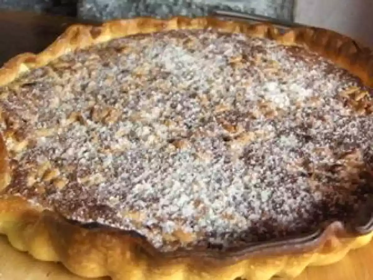 Tarte aux pignons et sa frangipane