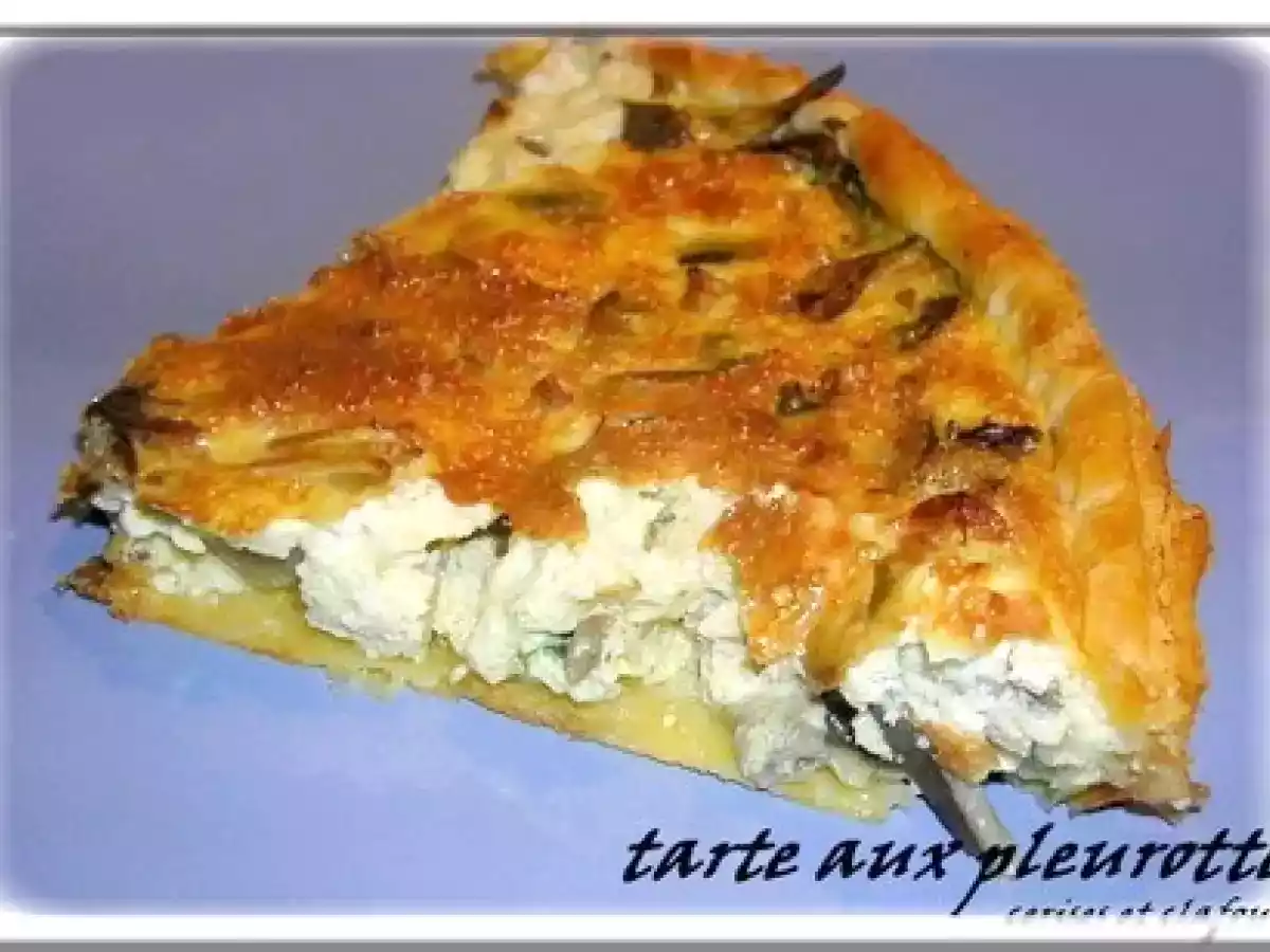 TARTE AUX PLEUROTTES - photo 2