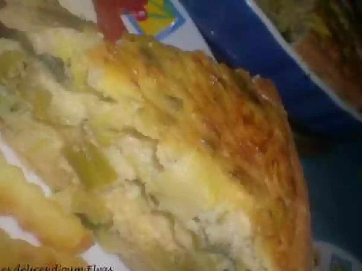 Tarte aux poireaux délicieuse