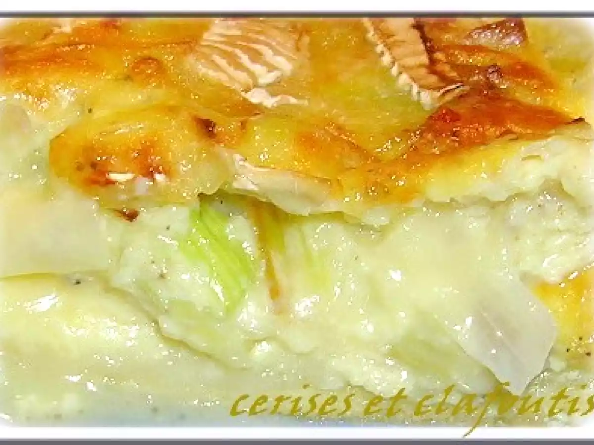 TARTE AUX POIREAUX ET CAMEMBERT - photo 2
