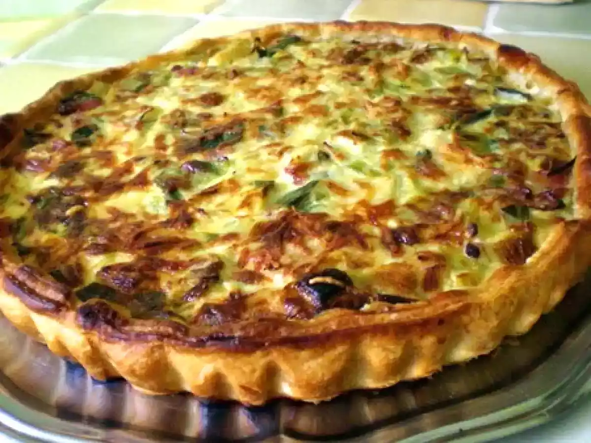 TARTE AUX POIREAUX ET LARDONS - photo 4