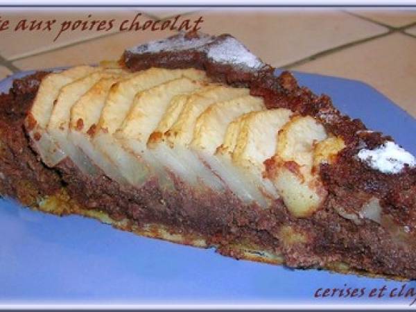 TARTE AUX POIRES, CHOCOLAT, AMANDES ET SPECULOOS - photo 2