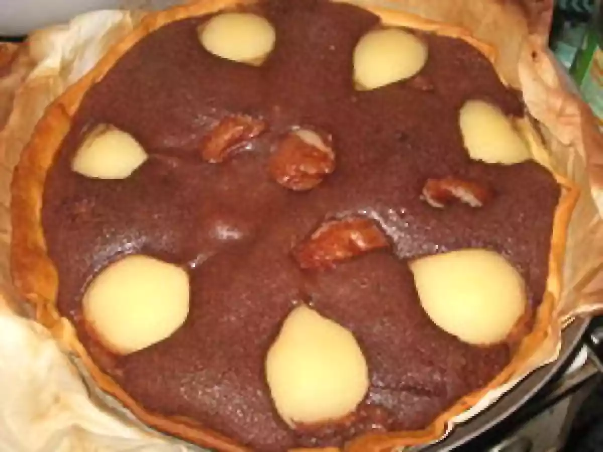 Tarte aux poires et Nutella