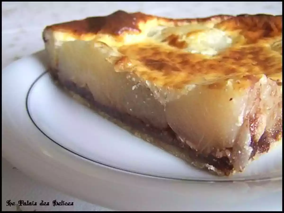 Tarte aux poires et nutella ... exquise douceur !
