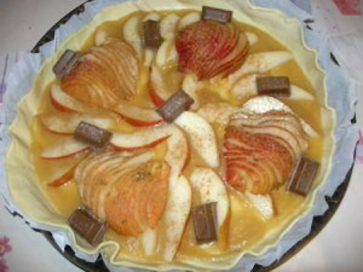 Tarte aux poires maison