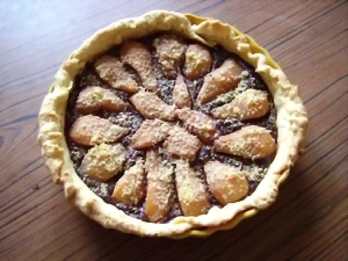 TARTE AUX POIRES NOIX CHOCOLAT - photo 2