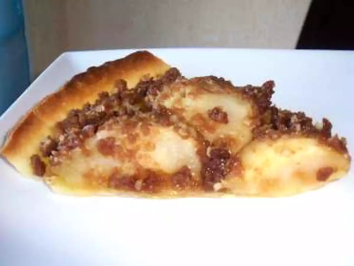 Tarte aux poires, pommes et spéculoos