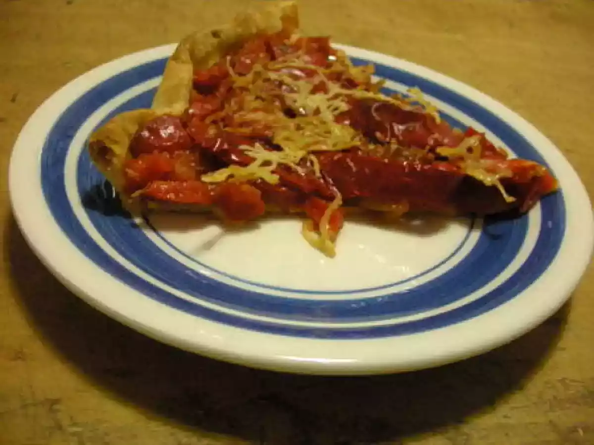 Tarte aux poivrons La Coca - photo 2