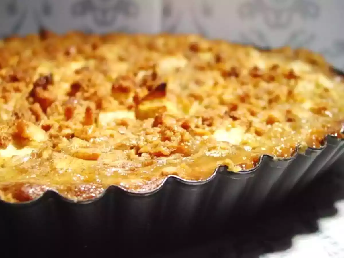 Tarte aux Pommes, Crème-Cannelle et Amandes - photo 2