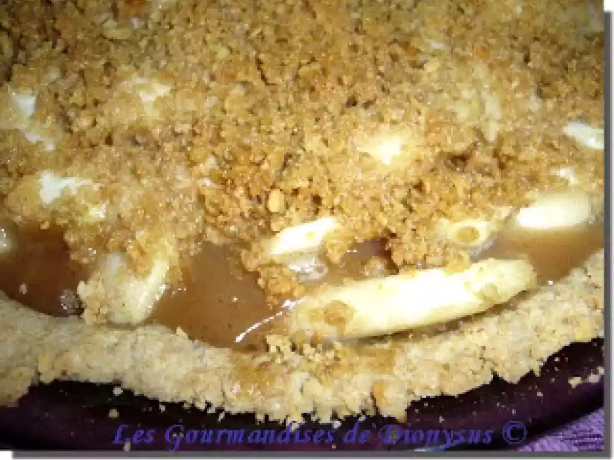 Tarte aux pommes, croute et garniture au graham - photo 2