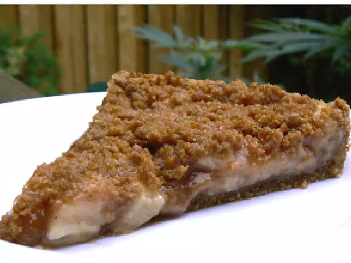 Tarte aux pommes, croûte et garniture graham