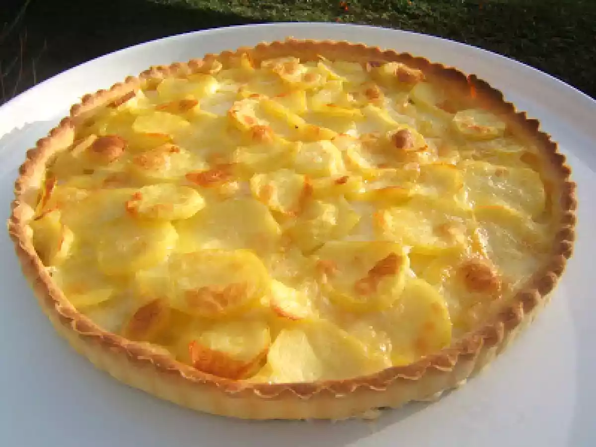 Tarte aux pommes de terre et reblochon