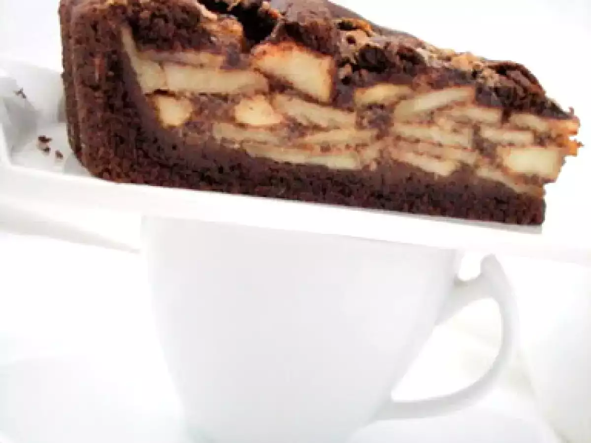 TARTE AUX POMMES ET AU CHOCOLAT