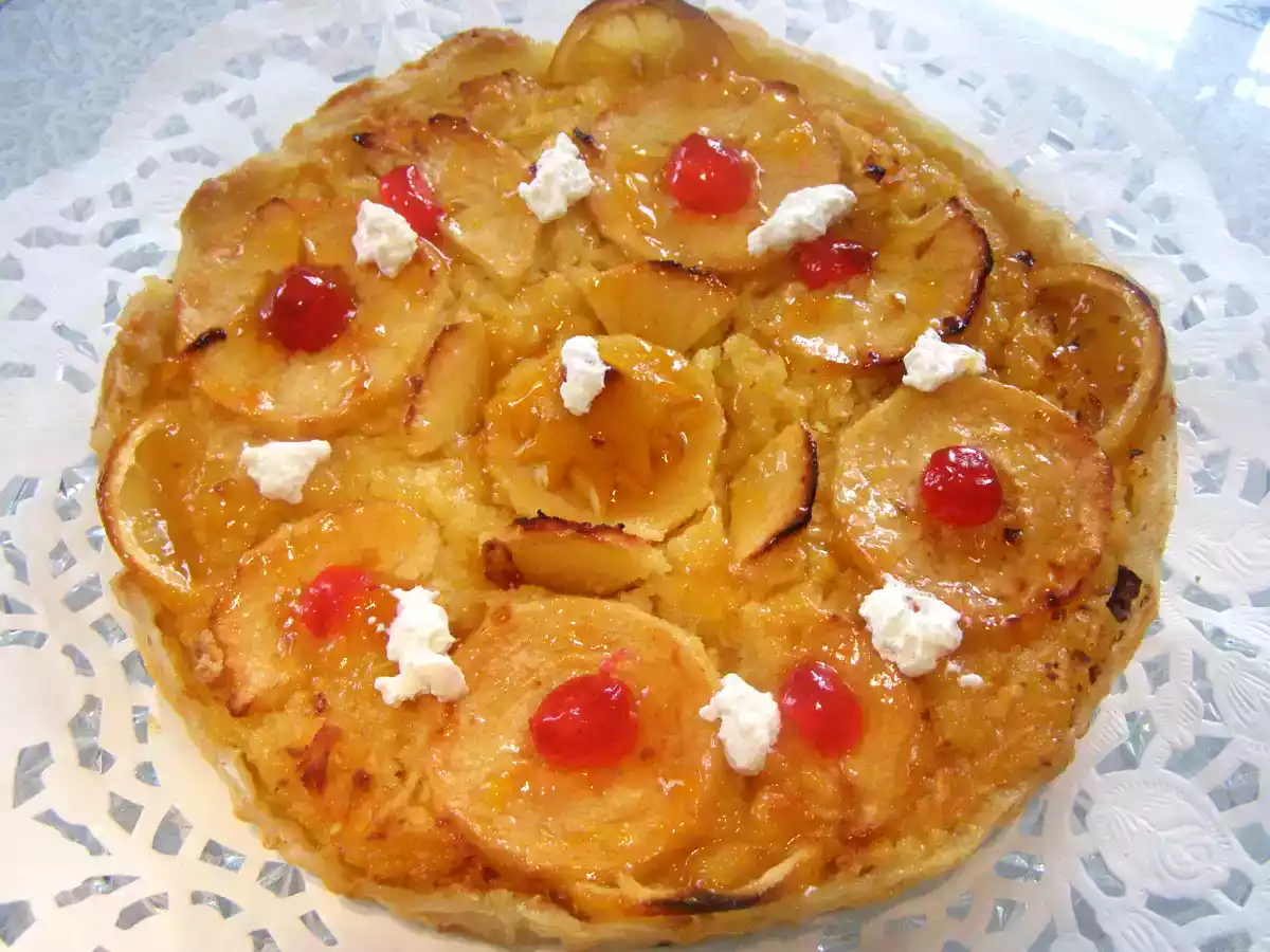 Tarte aux pommes et au citron