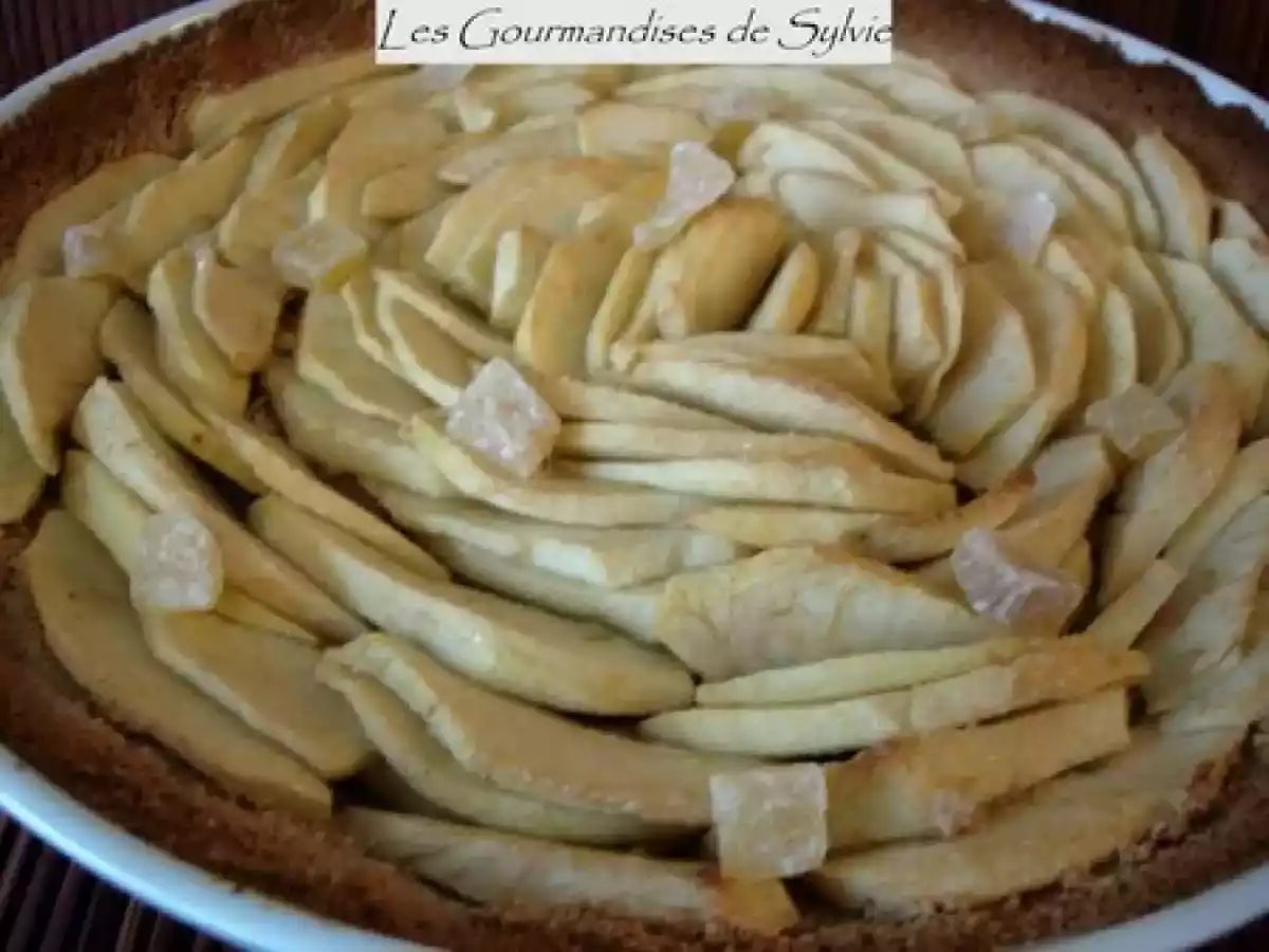 Tarte aux Pommes et au Gingembre