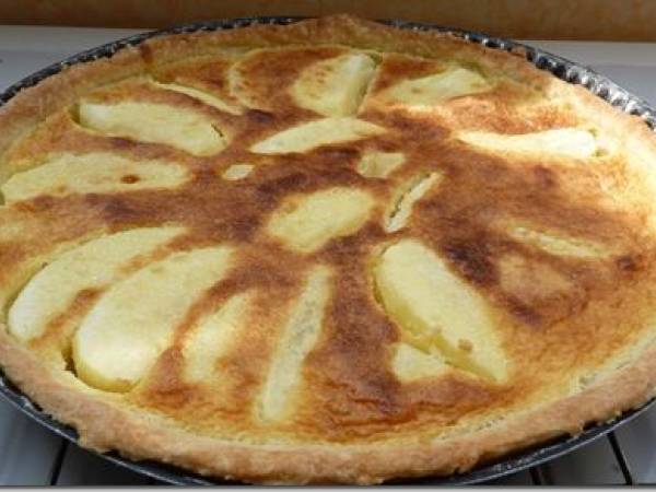 Tarte aux pommes et au Mascarpone