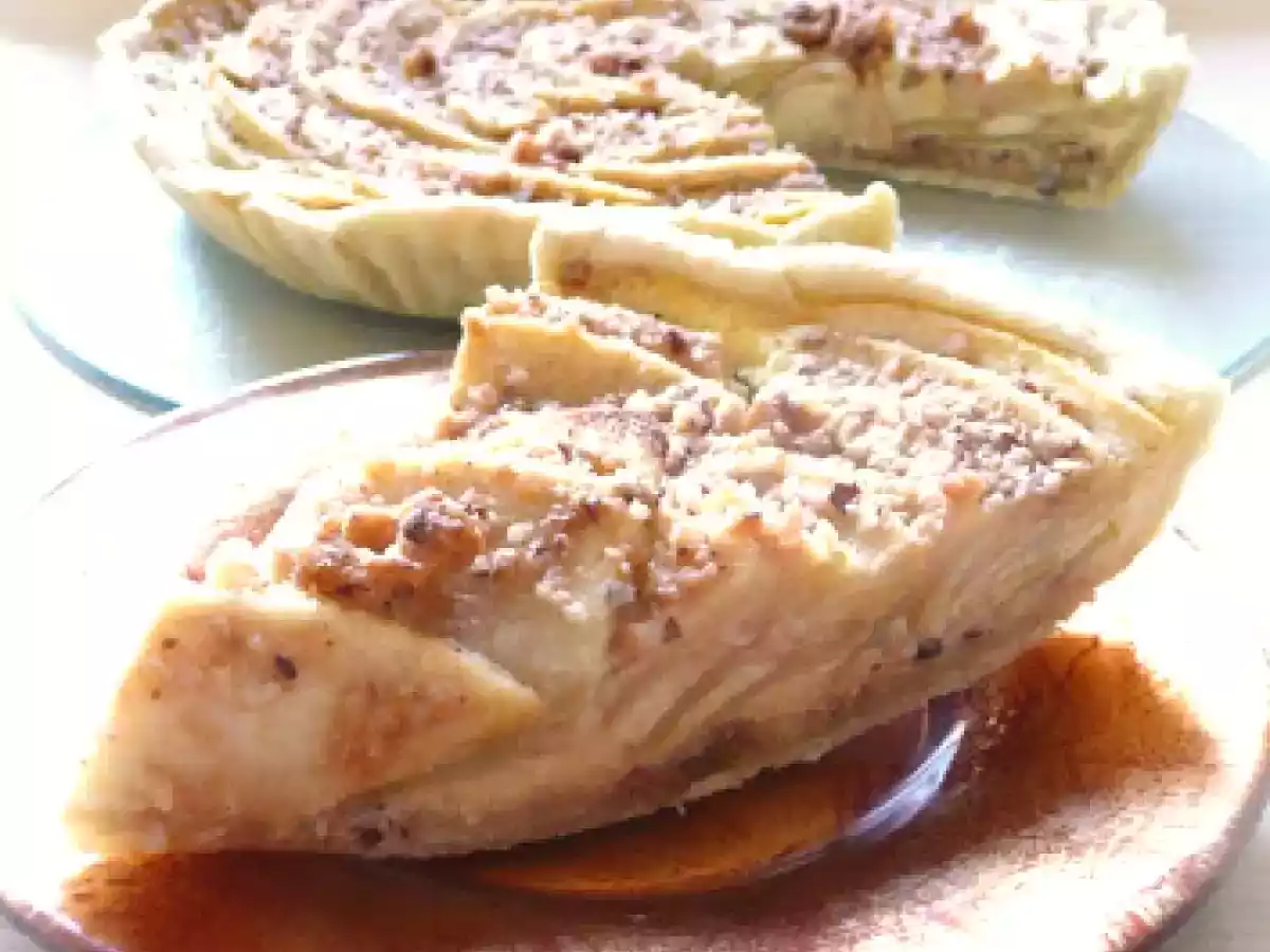 Tarte aux pommes et aux Macarons de Joyeuse