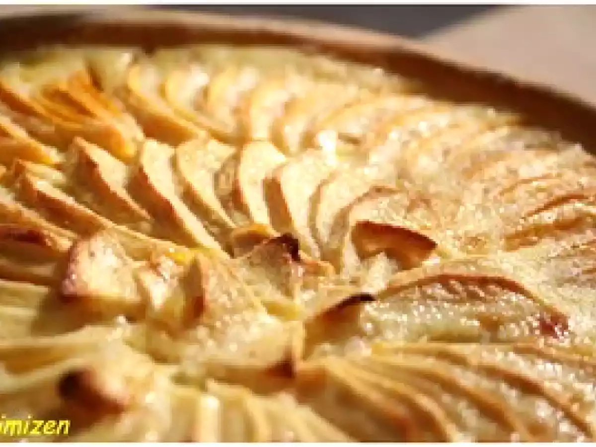 Tarte aux pommes et brugnons - photo 2