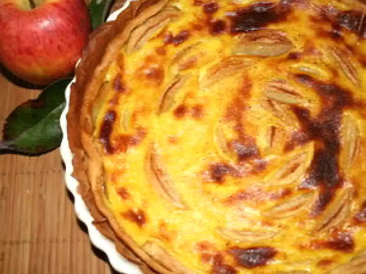 Tarte aux pommes façon alsacienne