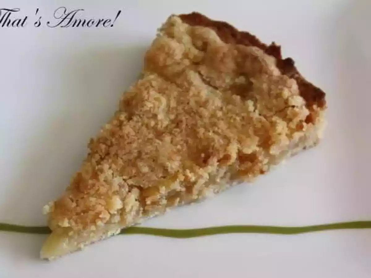 Tarte aux pommes façon crumble