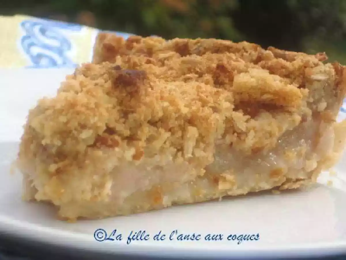 TARTE AUX POMMES, GARNITURE STREUSEL AUX AMANDES - photo 4