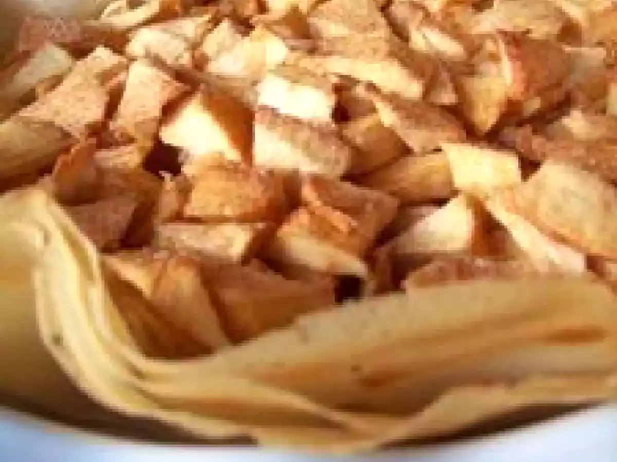 Tarte aux pommes légère