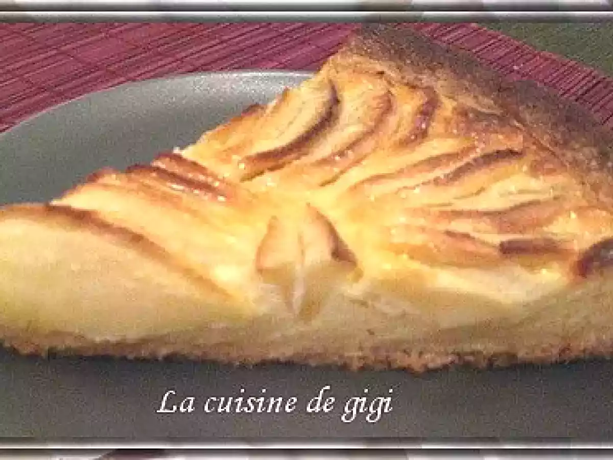 Tarte aux pommes pâtissière à la crème - photo 2