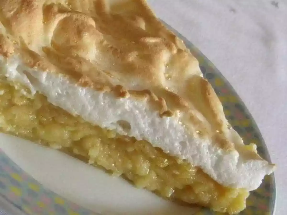 Tarte aux pommes râpées-citron