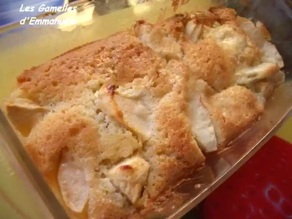 Tarte aux pommes ratée puis sauvée-transformée en cake - photo 2