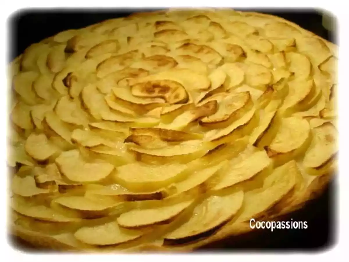 Tarte aux pommes sans trottoir