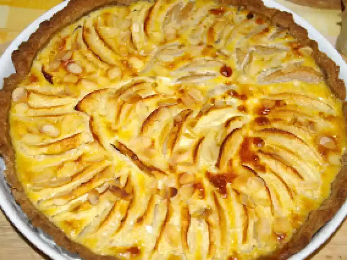 Tarte aux pommes version chataigne