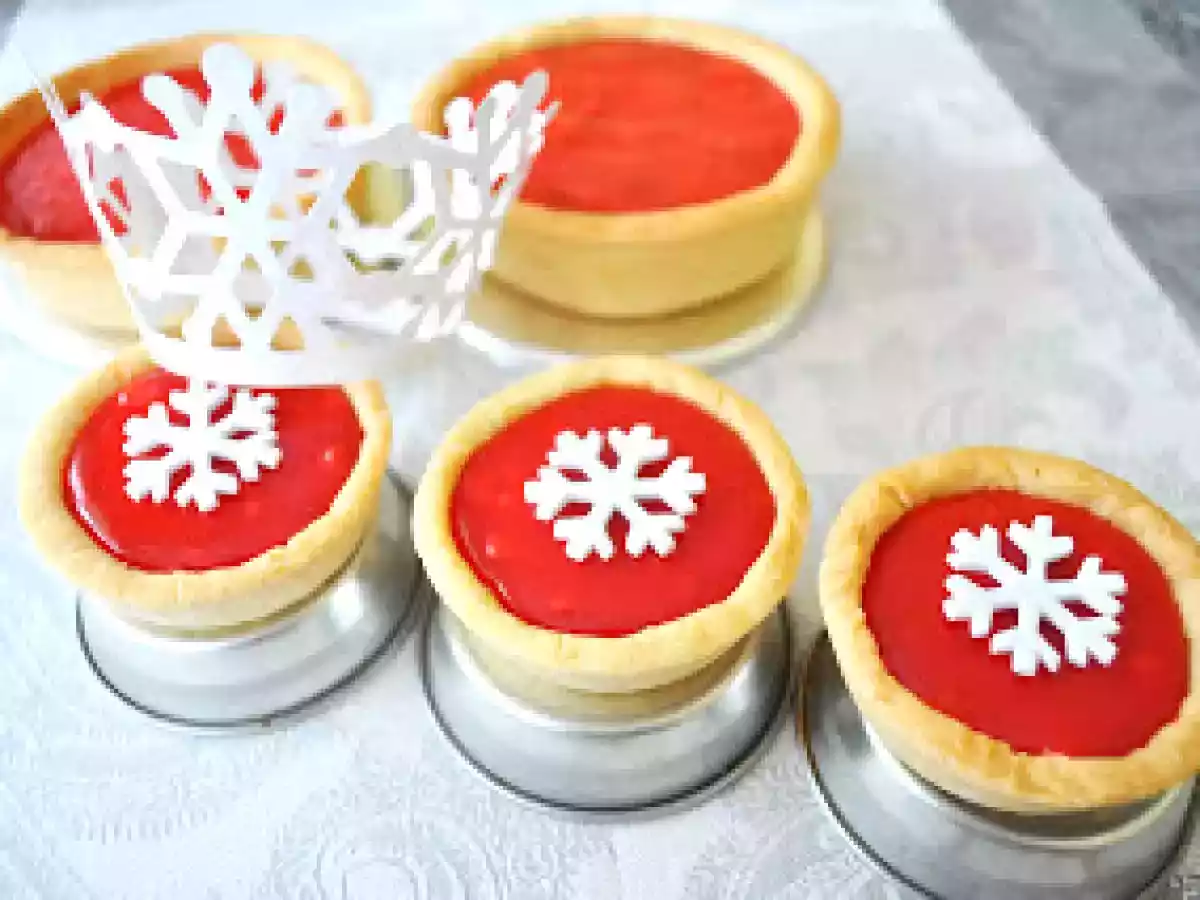 Tarte aux pralines roses