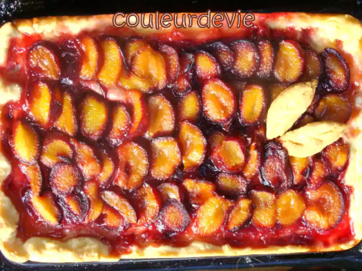 Tarte aux prunes