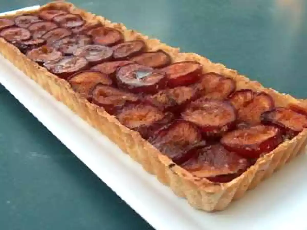 Tarte aux prunes à la cannelle