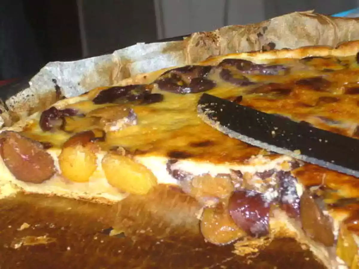 Tarte aux prunes à la façon de mon papa