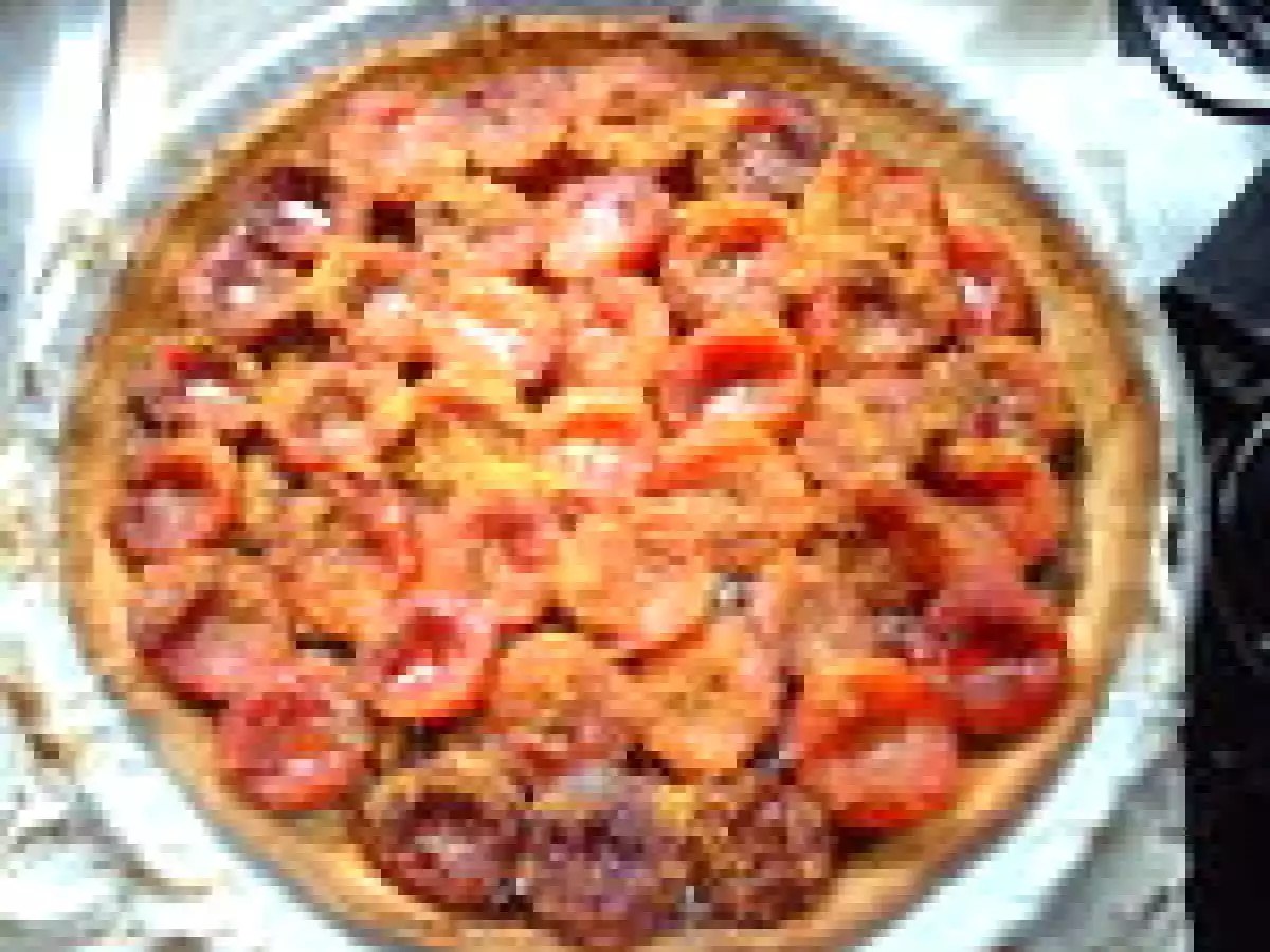 Tarte aux prunes et sa confiture de figues