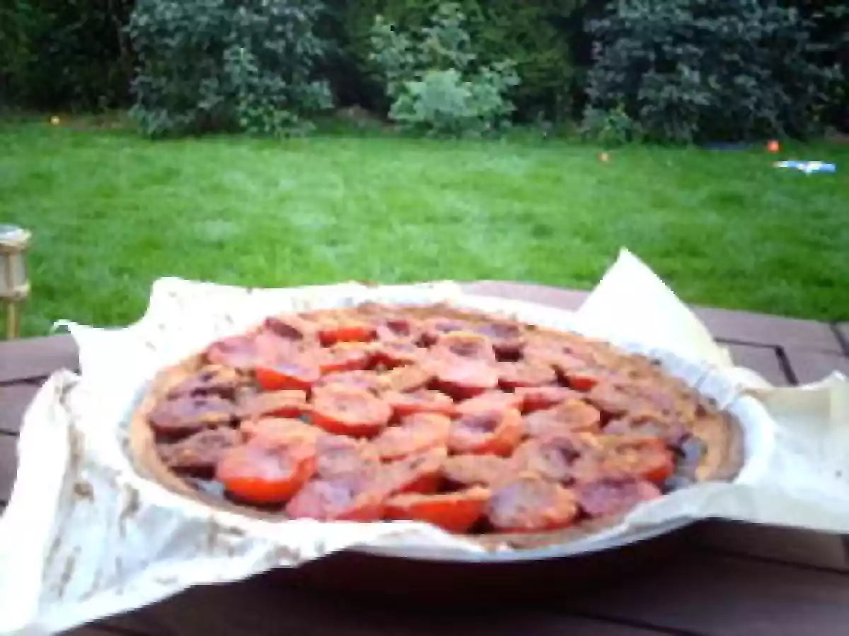 Tarte aux prunes et sa confiture de figues - photo 2
