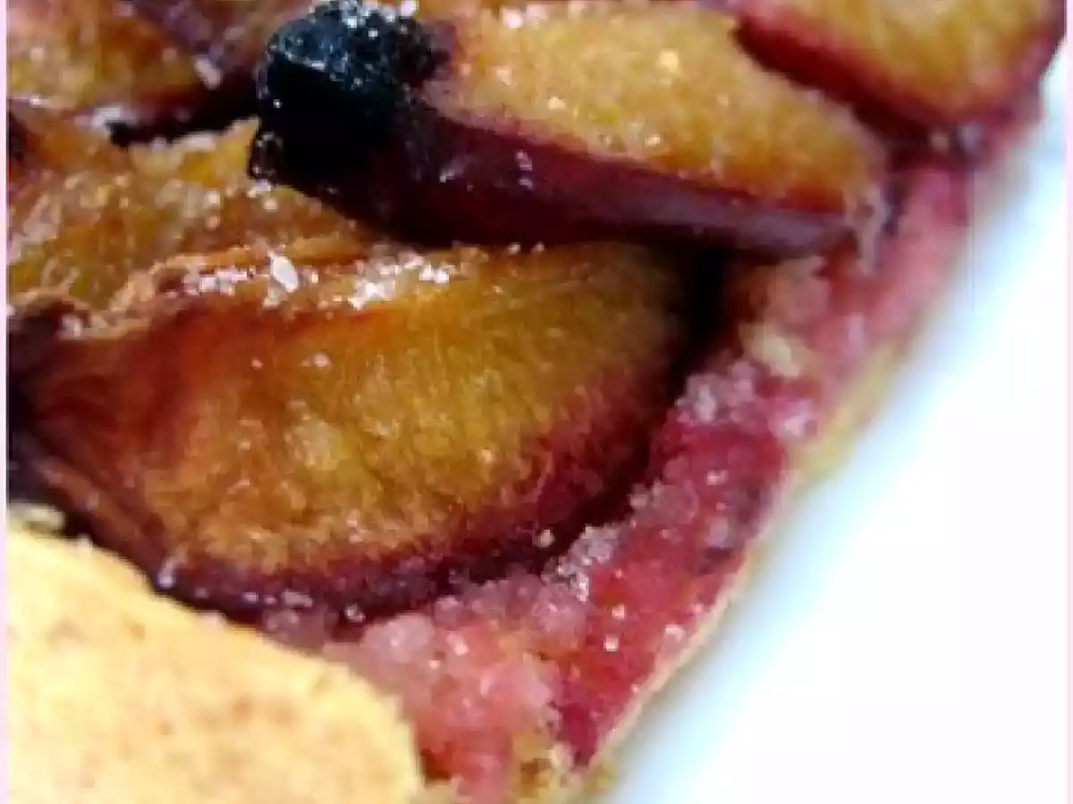 Tarte aux prunes(recette de Pierre Hermé)