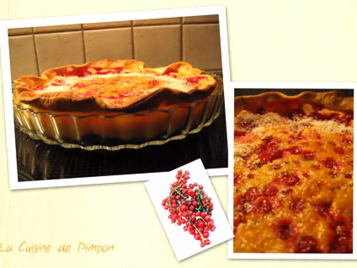 Tarte aux raisinets ... quel régal !