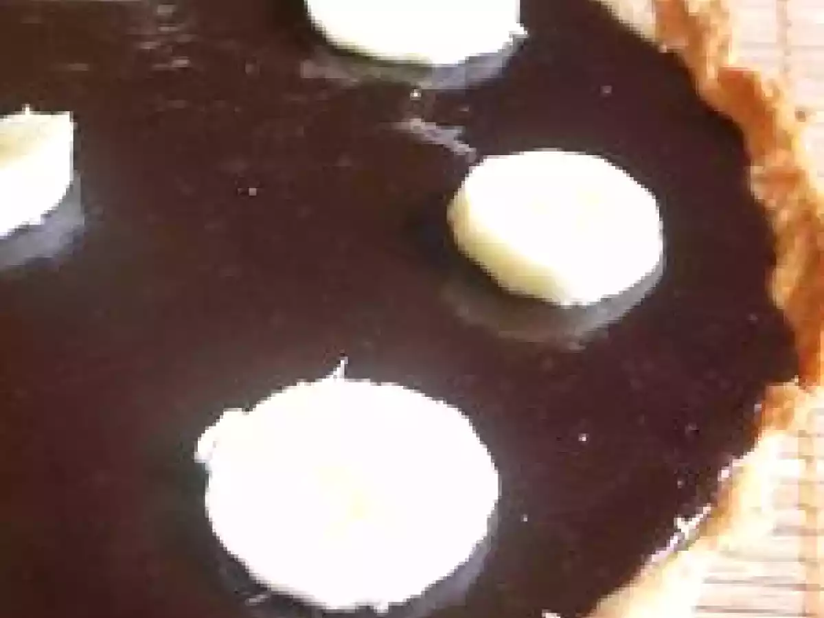 Tarte banane & chocolat