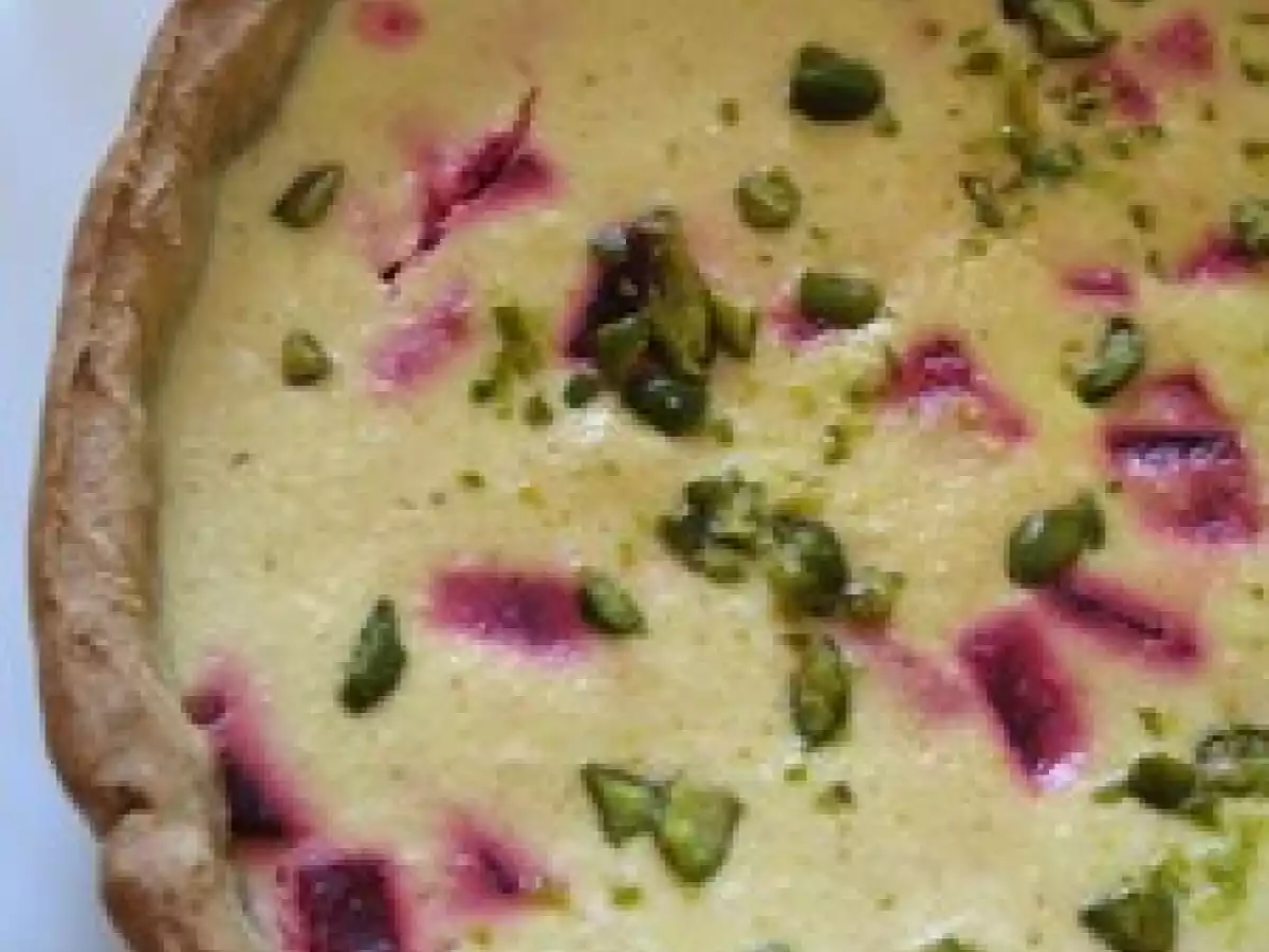 Tarte betterave-ricotta au parfum de gingembre