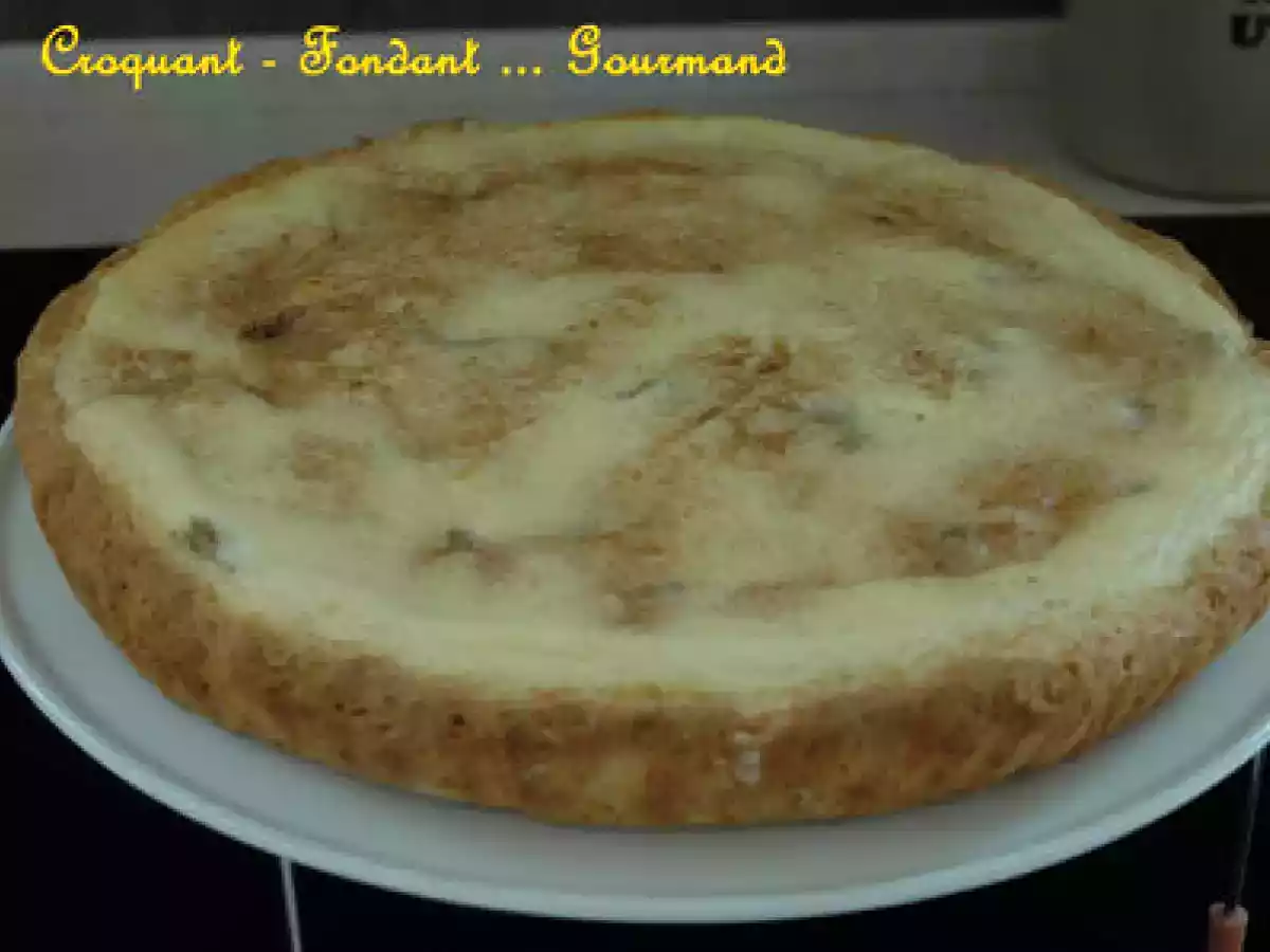 TARTE BISCUITÉE à la RHUBARBE