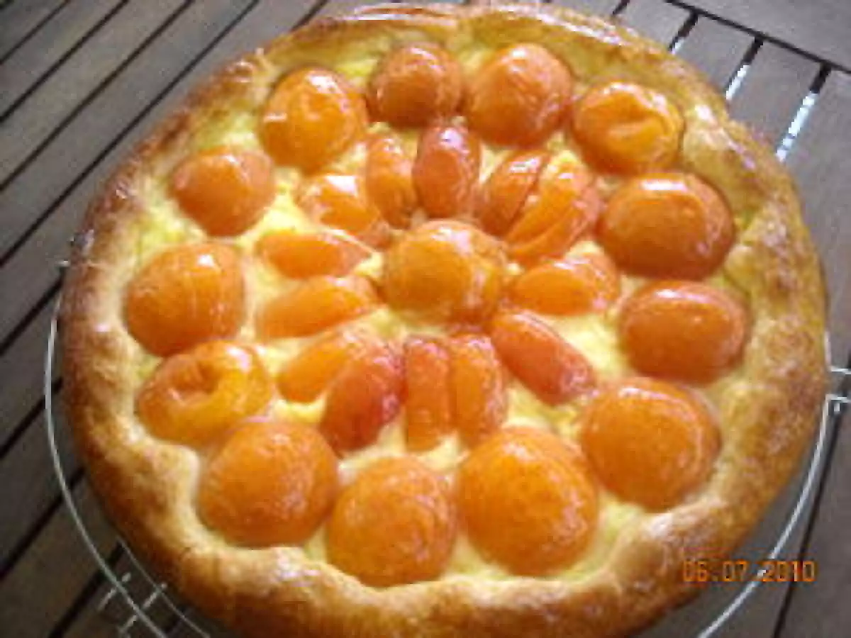 TARTE BRIOCHEE AUX ABRICOTS