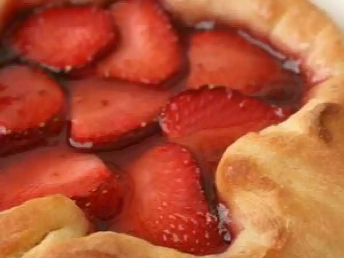 Tarte briochée aux fraises, pâtisserie du matin ! - photo 2