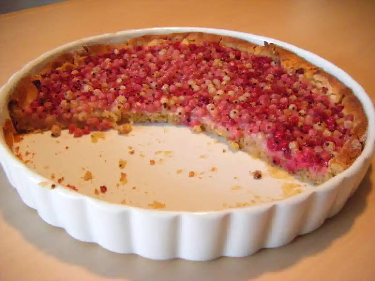 Tarte briochée aux groseilles
