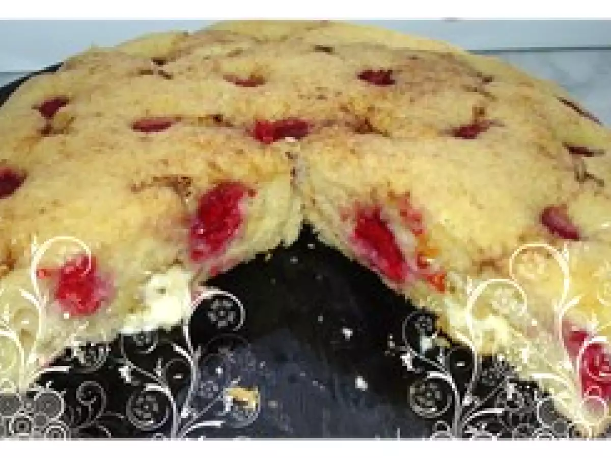 Tarte briochée chocolat blanc/framboises very rapide et allégée si ou plait! - photo 3