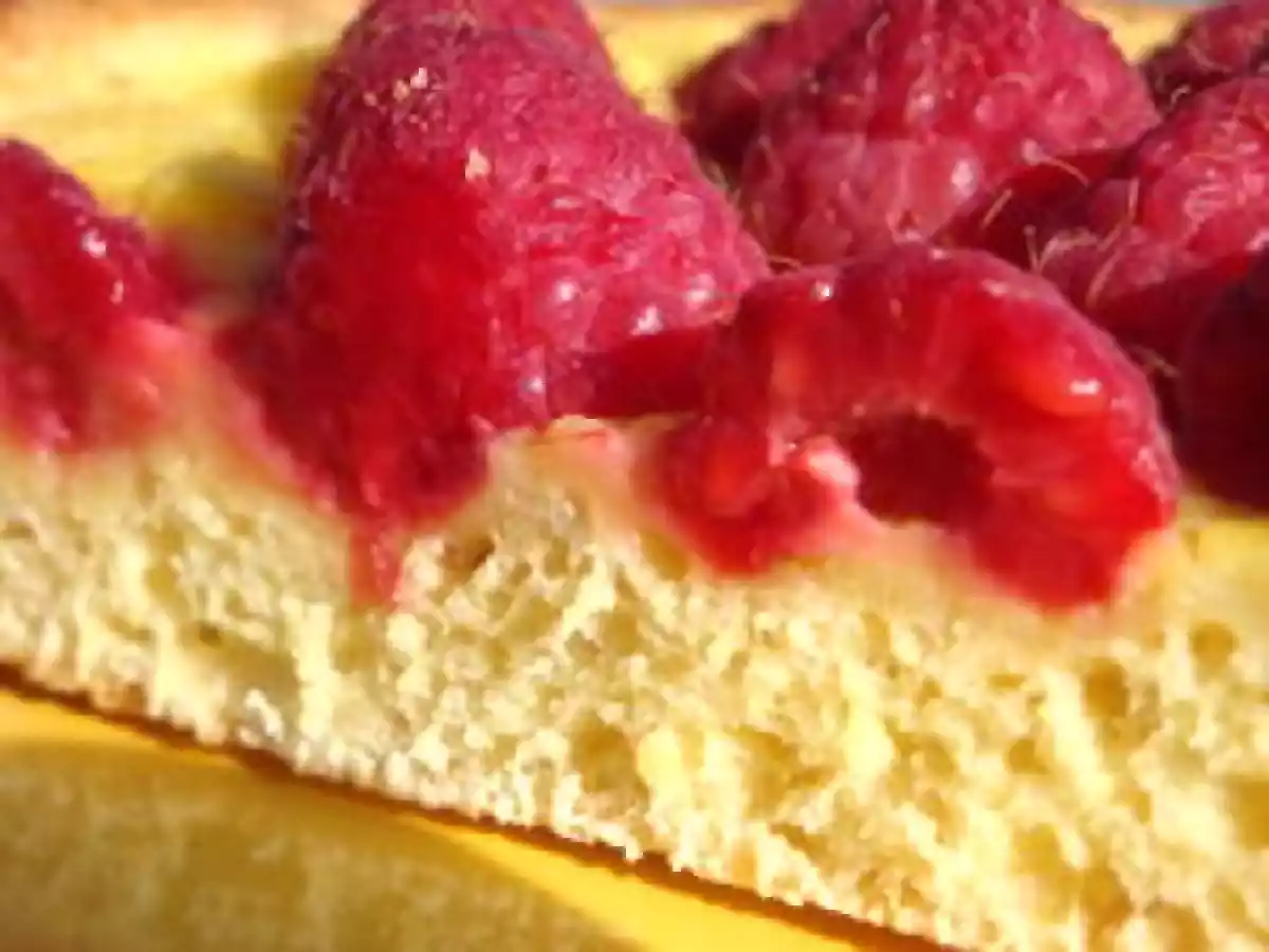 Tarte briochée framboises / citron - photo 2
