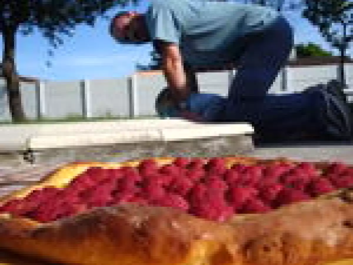 Tarte briochée framboises / citron - photo 3