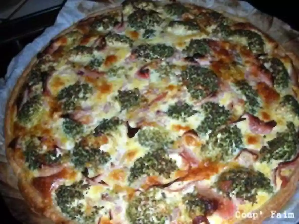 Tarte brocoli et jambon ...